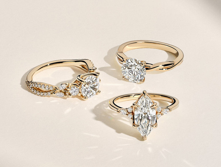 Nature-Inspired & Floral Engagement Rings