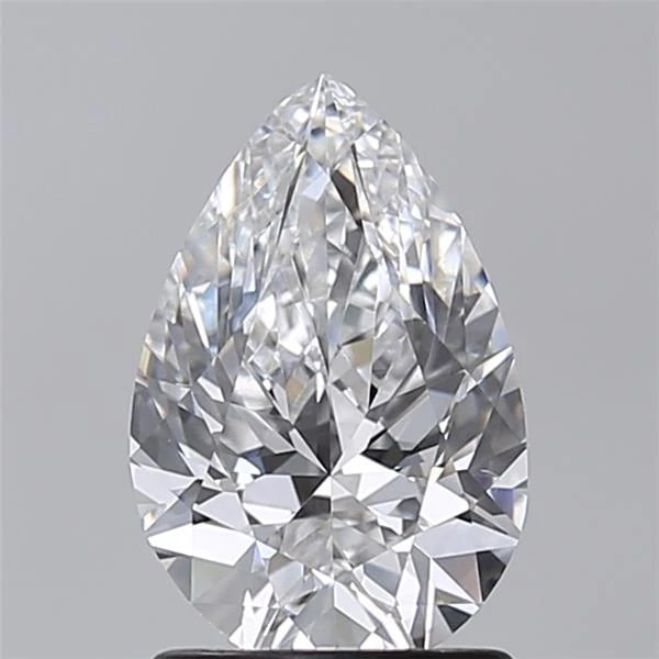1.50 Carat · PEAR · D · VVS2 · IGI · Excellent Cut