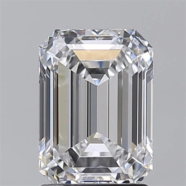 2.00 Carat · EMERALD · D · VVS2 · IGI · Excellent Cut