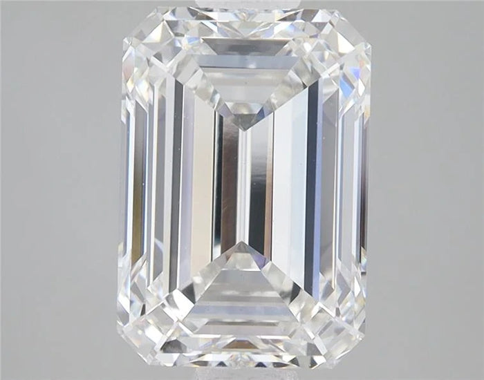 4.38 Carat · EMERALD · F · VS1 · IGI · Excellent Cut
