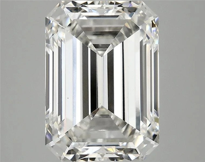 4.64 Carat · EMERALD · F · VS1 · IGI · Excellent Cut