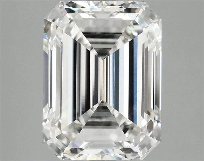 3.85 Carat · EMERALD · F · VS1 · IGI · Excellent Cut