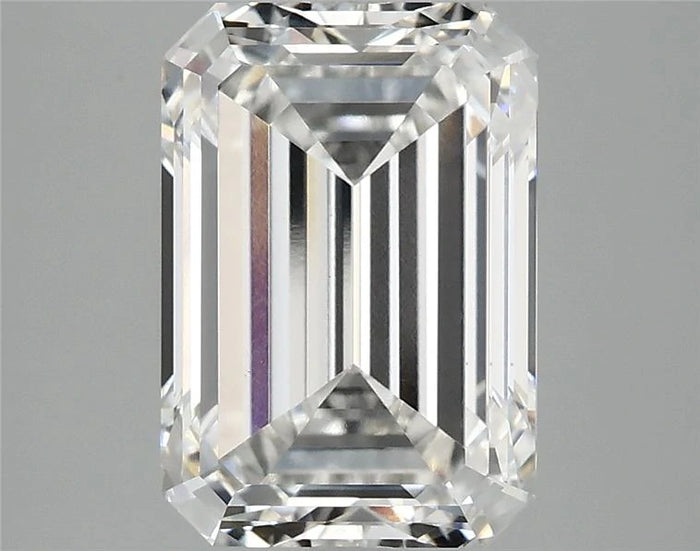 3.86 Carat · EMERALD · F · VS1 · IGI · Excellent Cut