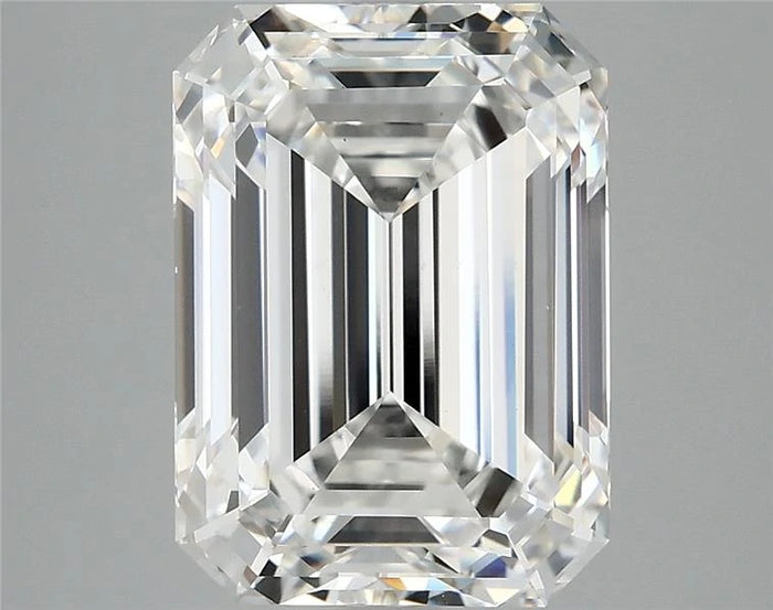6.09 Carat · EMERALD · F · VS1 · IGI · Excellent Cut