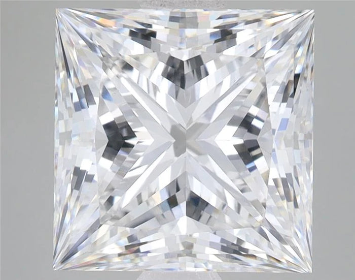 6.09 Carat · PRINCESS · F · VS1 · IGI · Excellent Cut