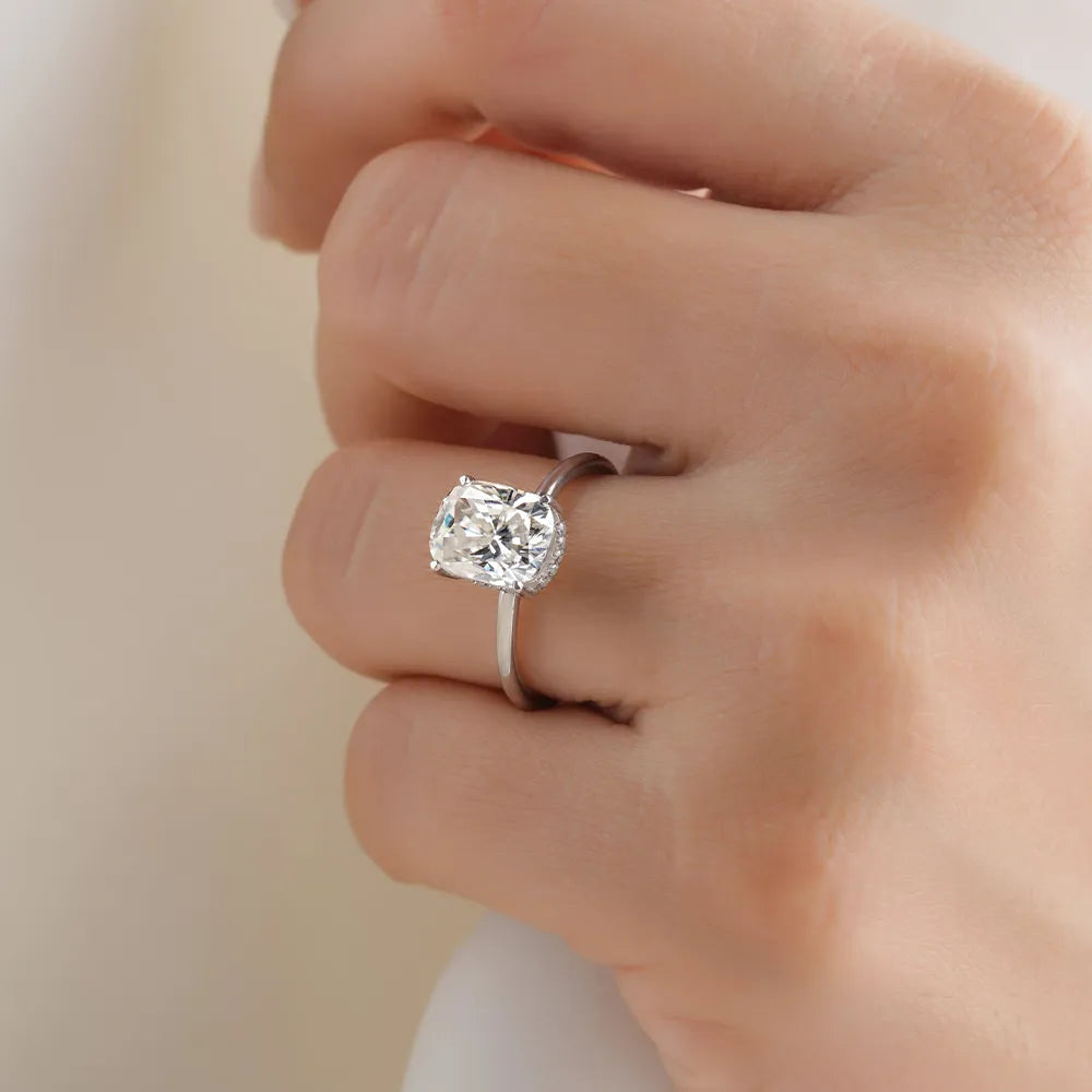 Set the buget of lab diamond engagement ring