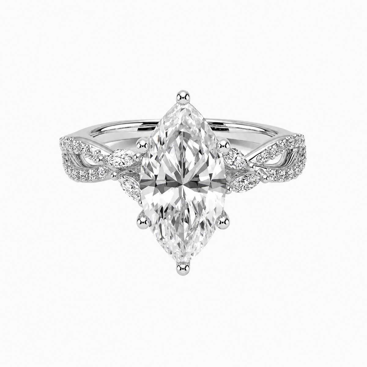 #18K White Gold
