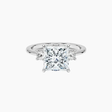 Seraphina Hidden Halo Three Stone Princess