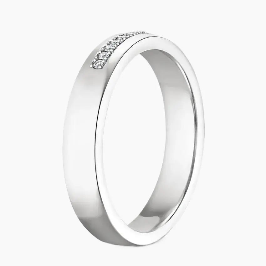 Crest Men Wedding Ring