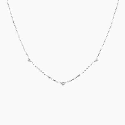 18K White Gold