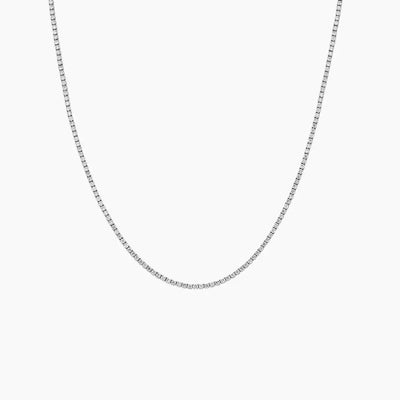 18K White Gold
