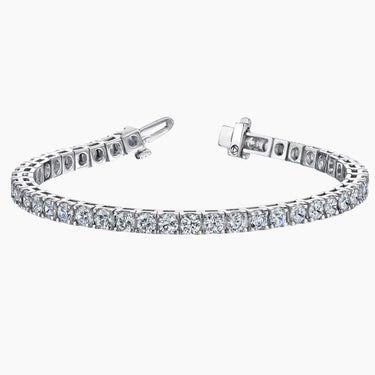 Elegant Diamond Tennis Jewerly Bracelet 14K White Gold for Women 1