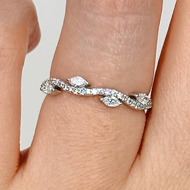 Nature Inspired Vine Lab Grown Diamond Ring | Galena Adorned