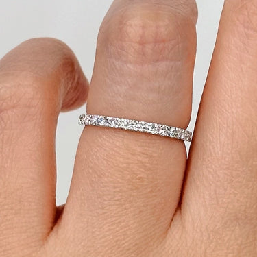 Classic Pave Lab Grown Diamond Wedding Ring | Carys Adorned