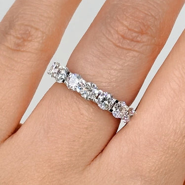 Seven Stone Lab Grown Diamond Wedding Ring