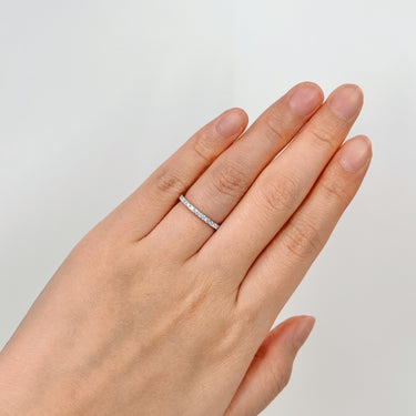 Classic Pave Lab Grown Diamond Wedding Ring | Carys Adorned