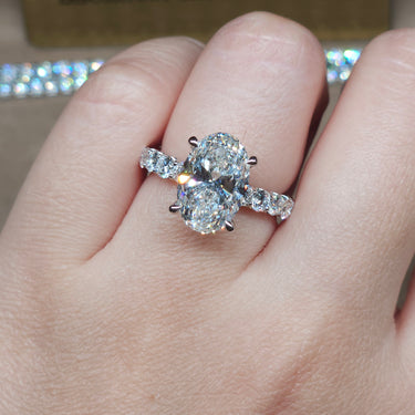 Customization Design - Hidden Halo Solitaire Engagement Ring Setting