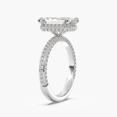 18k White Gold Vesper Radiant Ring (Ready-to-Ship)