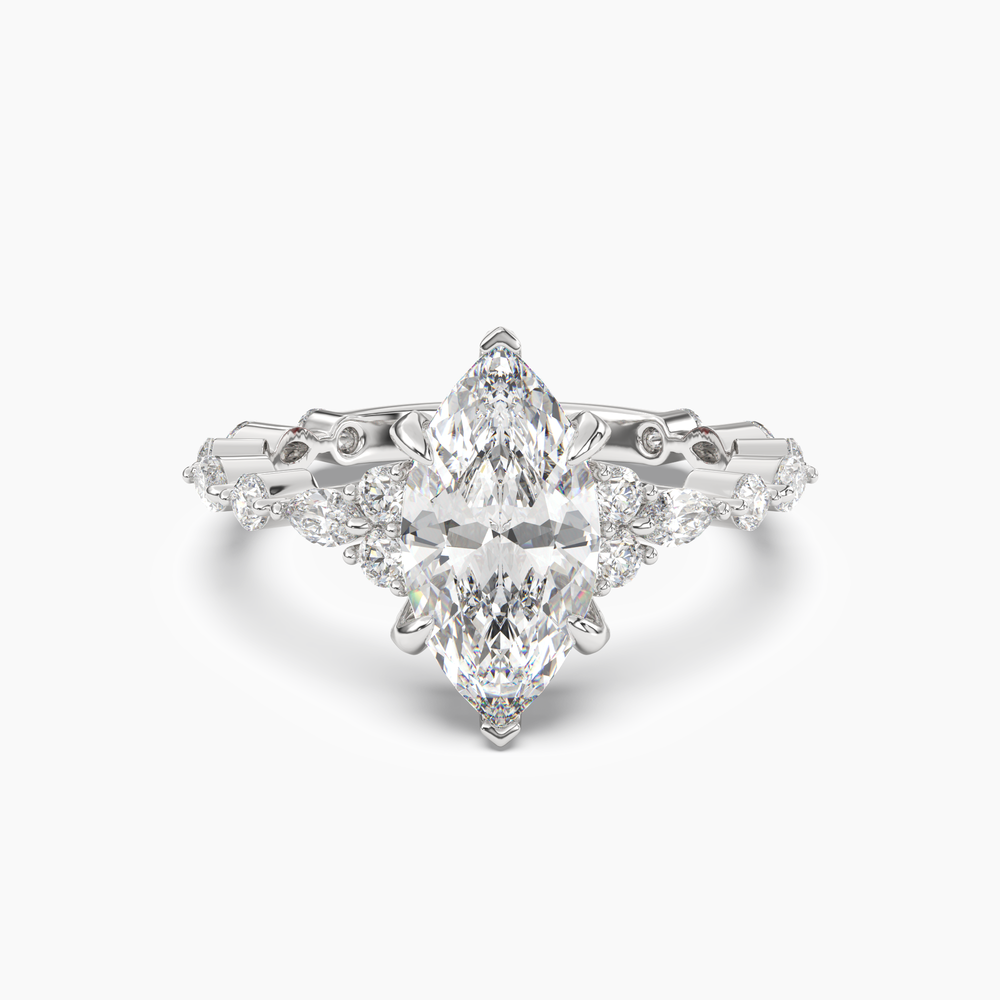 Lace Marquise – Center Diamond Included