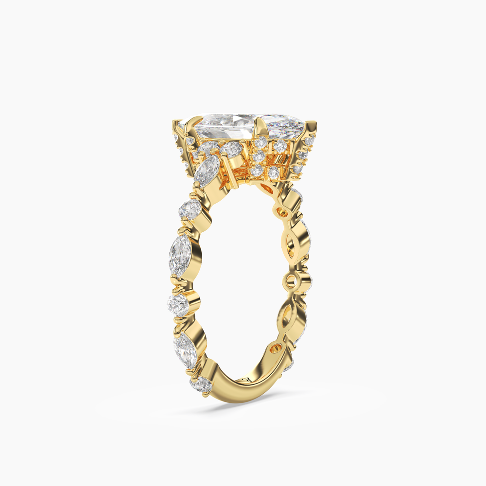 Lace Marquise – Center Diamond Included