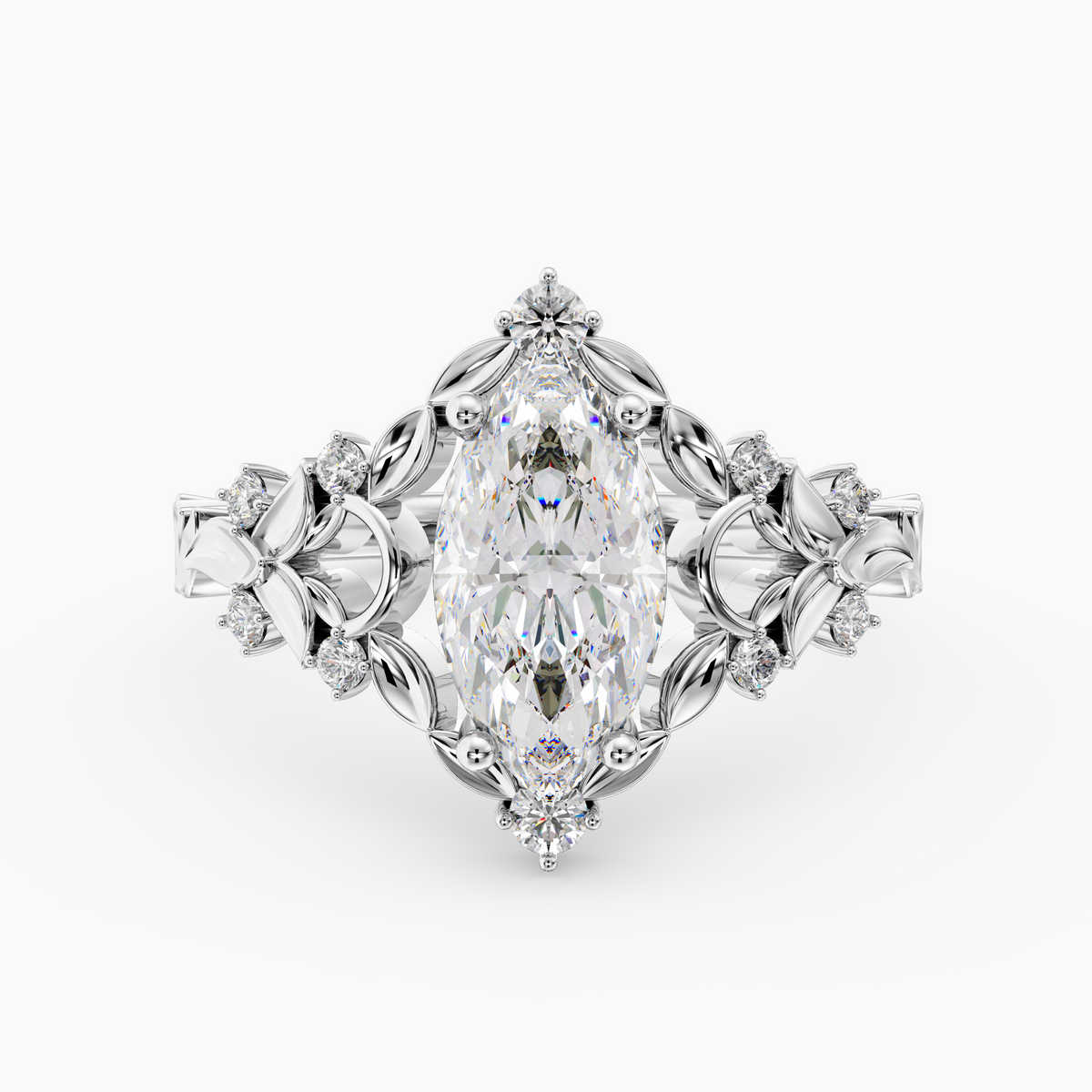 #18K White Gold