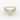 Laurel Diamond Ring diamond wedding band in 18K yellow gold, front view.