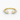 Vela Diamond Ring diamond wedding band in 18K yellow gold, front view.