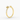 Vela Diamond Ring diamond wedding band in 18K yellow gold, three-quarter view.