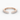 Verdant Diamond Ring diamond wedding band in 18K rose gold, front view.