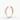 Verdant Diamond Ring diamond wedding band in 18K rose gold, three-quarter view.
