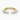 Verdant Diamond Ring diamond wedding band in 18K yellow gold, front view.