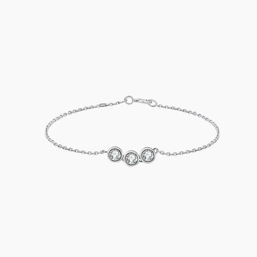 Bubbly Trio Lab Diamond Jewerly Bracelet for Women 1