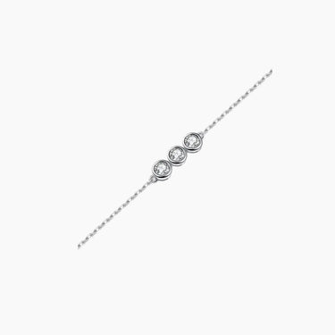 Bubbly Trio Lab Diamond Jewerly Bracelet for Women 2