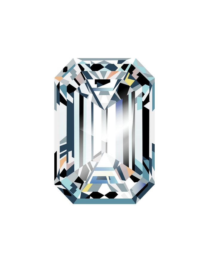 2.08 Carat · EMERALD · D · VS1 · IGI · Excellent Cut