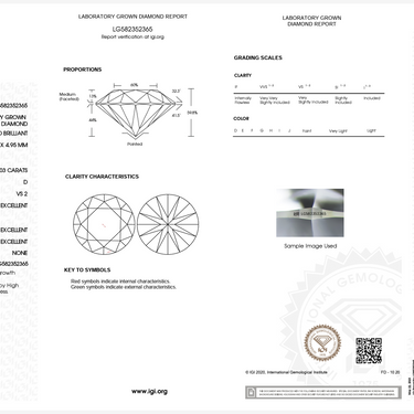 2.03ct D VS2 Round Nature Inspired Lab Grown Diamond Engagement Ring | Melia Adorned