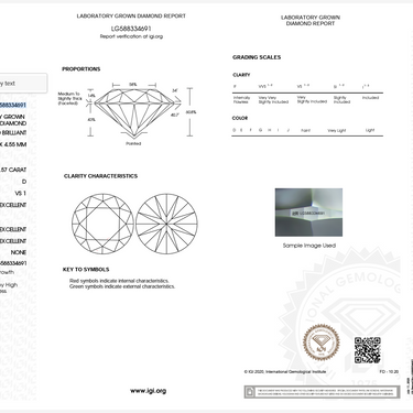 1.57 ct D VS1 Vintage Halo Round Lab Grown Diamond Engagement Ring | Talitha