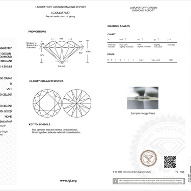 1.50ct D VS1 Round Hidden Halo Lab Grown Diamond Engagement Ring | Cleo