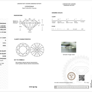 1.01ct D VVS2 Round Halo Split Shank Lab Grown Diamond Engagement Ring | Zephyrine