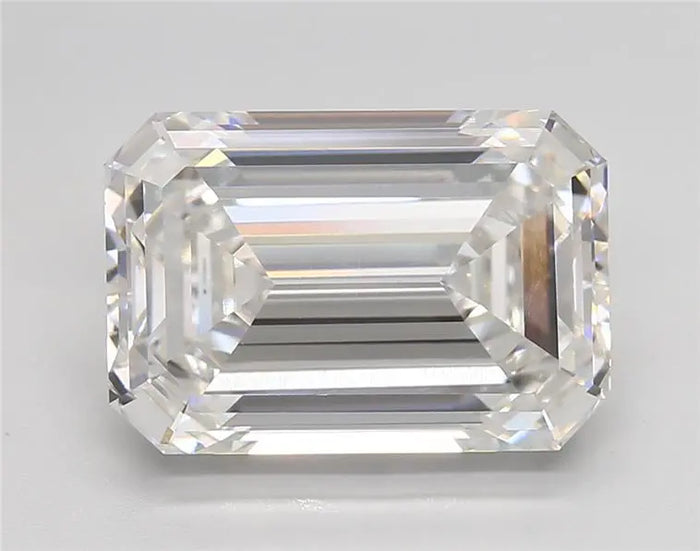 6.42 Carat · EMERALD · F · FL · IGI · Excellent Cut