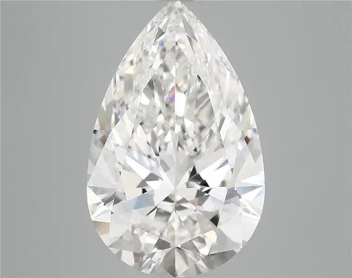 6.08 Carat · PEAR · F · VVS2 · IGI · Excellent Cut