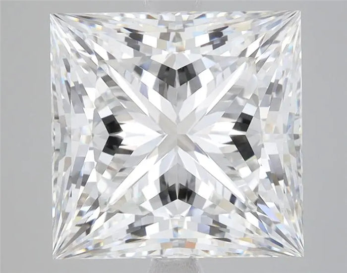 5.04 Carat · PRINCESS · F · VVS2 · GIA · Excellent Cut