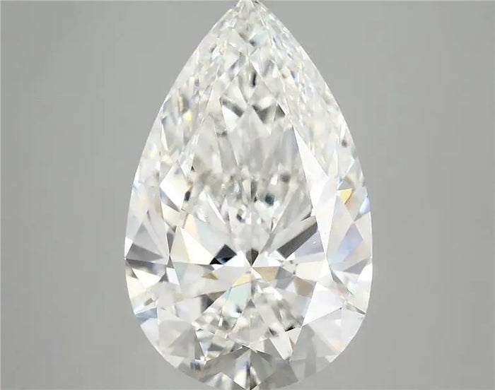 6.08 Carat · PEAR · E · VVS2 · IGI · Excellent Cut