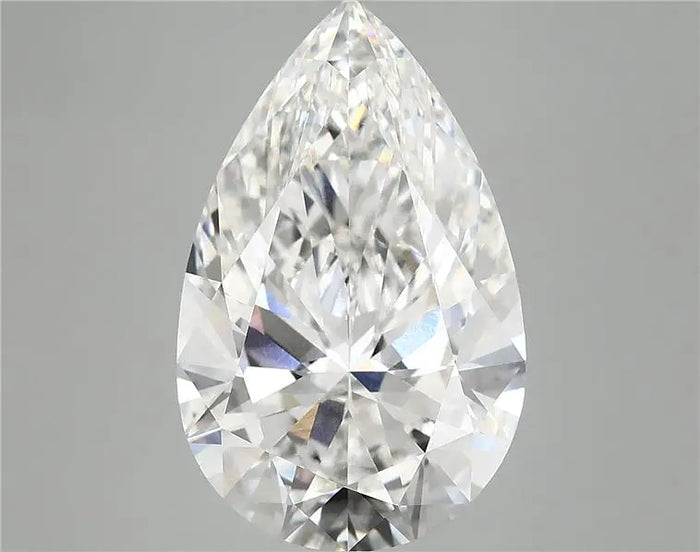 7.56 Carat · PEAR · E · VVS2 · IGI · Excellent Cut