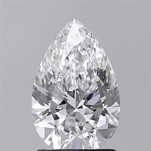 1.53 Carat · PEAR · D · VVS2 · IGI · Excellent Cut