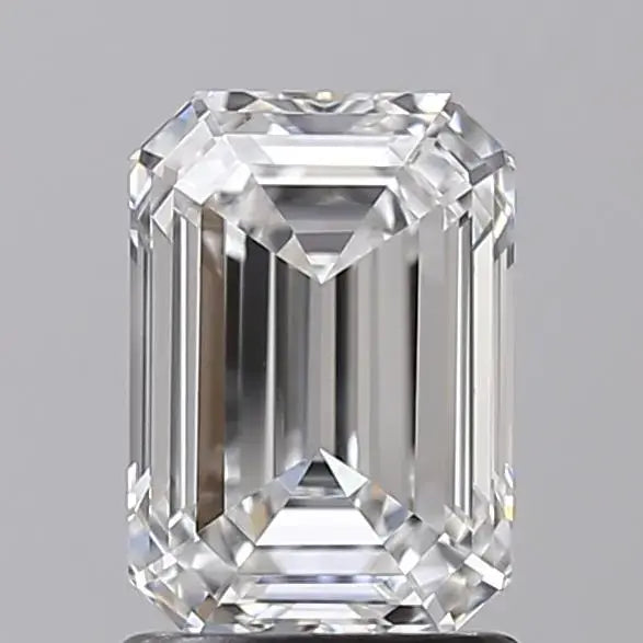 1.54 Carat · EMERALD · D · VVS1 · IGI · Ideal Cut