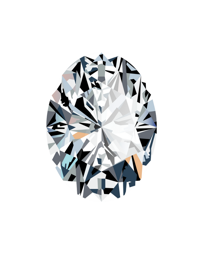 2.86 Carat · OVAL · F · VS1 · IGI · Excellent Cut