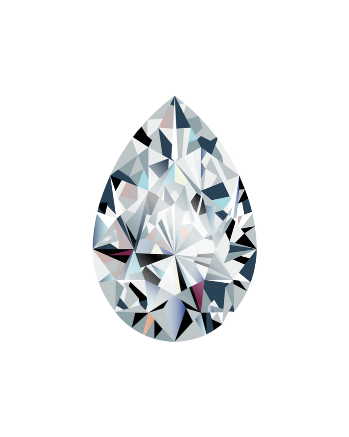 7.79 Carat · PEAR · F · VS1 · IGI · Excellent Cut