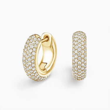 Eliora Diamond Hoop Earrings