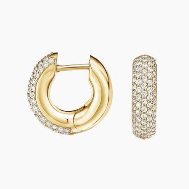 Eliora Diamond Hoop Earrings