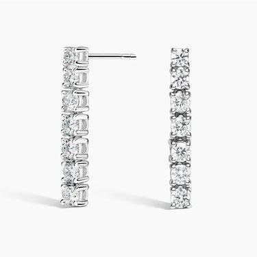 Hesper Tennis Diamond Drop Earrings